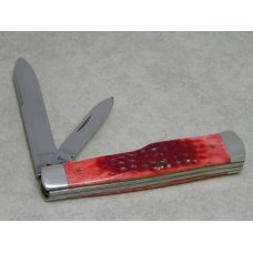 Case XX USA Tested Centennial 1889-1989 Serial #050 Red Bone R6230 SS Gunstock Jack Knife Case XX USA Tested Centennial 1889-1989 Serial #050 Red Bone R6230 SS Gunstock Jack Knife