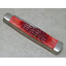 Case XX USA Tested Centennial 1889-1989 Serial #050 Red Bone R6230 SS Gunstock Jack Knife Case XX USA Tested Centennial 1889-1989 Serial #050 Red Bone R6230 SS Gunstock Jack Knife