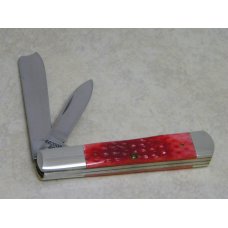 Case XX USA Tested Centennial 1889-1989 Serial #050 Red Bone R62005 SS Razor Knife Case XX USA Tested Centennial 1889-1989 Serial #050 Red Bone R62005 SS Razor Knife