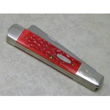 Case XX USA Tested Centennial 1889-1989 Serial #050 Red Bone R62005 SS Razor Knife Case XX USA Tested Centennial 1889-1989 Serial #050 Red Bone R62005 SS Razor Knife