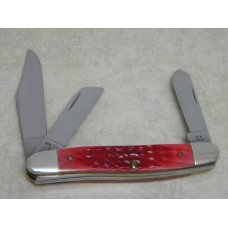 Case XX USA Tested Centennial 1889-1989 Serial #050 Red Bone R6347 SS Stockman Knife Case XX USA Tested Centennial 1889-1989 Serial #050 Red Bone R6347 SS Stockman Knife