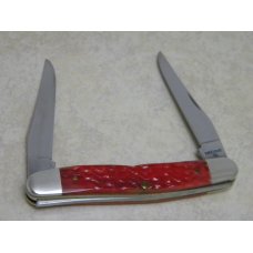 Case XX USA Tested Centennial 1889-1989 Serial #050 Red Bone Muskrat Knife Case XX USA Tested Centennial 1889-1989 Serial #050 Red Bone Muskrat Knife