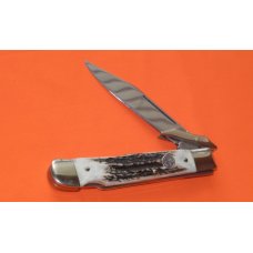Vintage Boker, Tree Brand, Swing Guard Cheetah Pocket Knife Premium Deer Stag Handles – RARE NOS Vintage Boker, Tree Brand, Swing Guard Cheetah Pocket Knife Premium Deer Stag Handles – RARE NOS