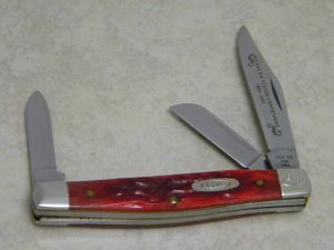 Case XX USA Red Bone "Tested Centennial 1889-1989" R6344 SS Stockman Knife