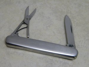Case XX Stainless USA 1970's Metal M279SC Scissors Pen Knife