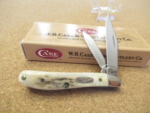 Case XX Vintage Stag Handle Peanut  Pattern # V 5220-1 SSm