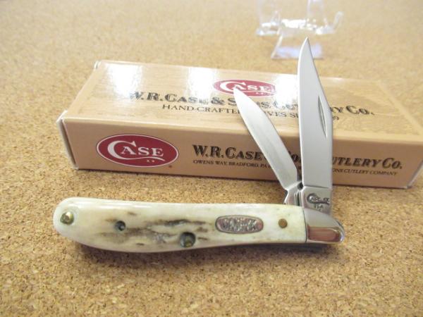 Case XX Vintage Stag Handle Peanut Pattern # V 5220-1 SSm Case XX Vintage Stag Handle Peanut Pattern # V 5220-1 SSm