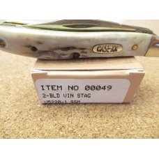 Case XX Vintage Stag Handle Peanut Pattern # V 5220-1 SSm Case XX Vintage Stag Handle Peanut Pattern # V 5220-1 SSm