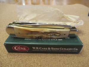 Case XX 2000 Stag Handle Trapper Pattern 5254SS