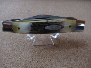 1980's Case XX Stag Handle Moose Pattern # 5275SP  SSP  Out of the 75th Anniversary Set