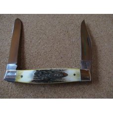 1980's Case XX Stag Handle Moose Pattern # 5275SP SSP Out of the 75th Anniversary Set 1980's Case XX Stag Handle Moose Pattern # 5275SP SSP Out of the 75th Anniversary Set