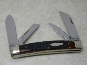 Case XX USA 8 Dot (1972) 6488 Pretty Bone Large Congress Knife