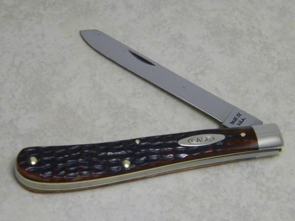 Case XX USA 1965-1969 Beautiful Bone 61048 SP Slimline Trapper Farmers Jack Knife Case XX USA 1965-1969 Beautiful Bone 61048 SP Slimline Trapper Farmers Jack Knife