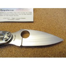 Spyderco Kopa Series Pattern # C92TCP One of 600 Spyderco Kopa Series Pattern # C92TCP One of 600
