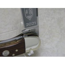 Boker Solingen Germany Tree Brand Classic Wood 2021 Folding Hunter Double Lockback Knife c.1978-1984 Boker Solingen Germany Tree Brand Classic Wood 2021 Folding Hunter Double Lockback Knife c.1978-1984