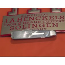 Antique Long Arm Twins J A Henckels 6 Blade/Tool Pocket Knife w/ Fiery Mother of Pearl Handles