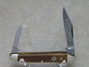 Boker Solingen Germany Tree Brand Classic Wood 240 Stockman Knife c.1978-1984