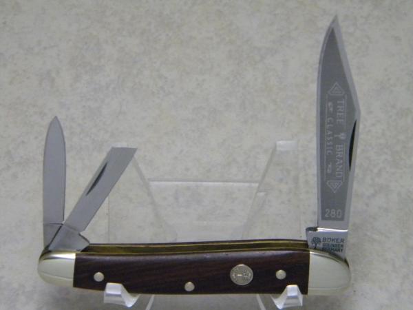 Boker Solingen Germany Tree Brand Classic Wood 280 Whittler Knife c.1978-1984 Boker Solingen Germany Tree Brand Classic Wood 280 Whittler Knife c.1978-1984