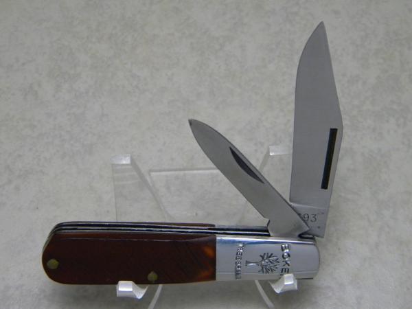 Boker Tree Brand Saw Cut Delrin #493 Barlow Knife c.1978-1984 Boker Tree Brand Saw Cut Delrin #493 Barlow Knife c.1978-1984