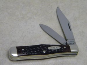 Case XX USA 2 Dot (1978) Jigged Delrin 6225 1/2 Small Coke Bottle Jack Knife