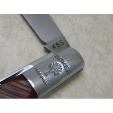 Boker Tree Brand Saw Cut Delrin #495 Razor Barlow Knife c.1978-1984 Boker Tree Brand Saw Cut Delrin #495 Razor Barlow Knife c.1978-1984