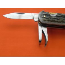 Hubertus - Great Solingen Germany Handmade Genuine Stag "Tourists Model" Knife -NIB
