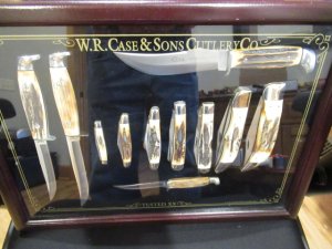 Case XX Grey Etch Set With Fixed Blades 1976 