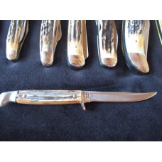 Case XX Grey Etch Set With Fixed Blades 1976 Case XX Grey Etch Set With Fixed Blades 1976