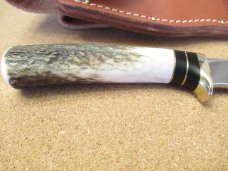 Ruana Fixed Blade  Custom Stag Handle Rare 