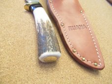 Ruana Fixed Blade  Custom Stag Handle Rare 