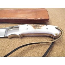 R.J Knives Montana Stag Handle  Fixed Blade 