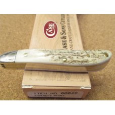 Case XX Vintage Stag Handle Peanut Pattern # V 5220 SS Case XX Vintage Stag Handle Peanut Pattern # V 5220 SS