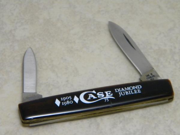 Case XX Stainless USA 1905-1980 Diamond Jubilee 75th Anniversary Tortoise Shell 278 Pen Knife Case XX Stainless USA 1905-1980 Diamond Jubilee 75th Anniversary Tortoise Shell 278 Pen Knife