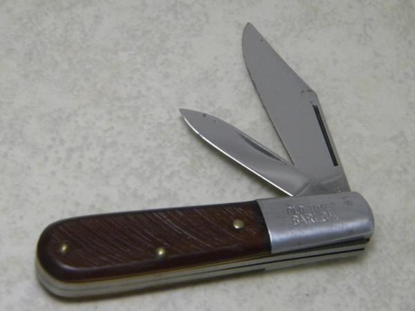 Ulster USA 10OT Old Timer Prince Albert Tobacco Tin Saw Cut Delrin Barlow Knife c.1960's