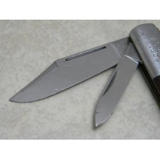 Ulster USA 10OT Old Timer Prince Albert Tobacco Tin Saw Cut Delrin Barlow Knife c.1960's