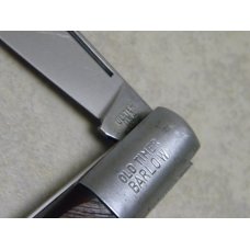 Ulster USA 10OT Old Timer Prince Albert Tobacco Tin Saw Cut Delrin Barlow Knife c.1960's