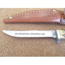Case XX Stag Handle 1979 Bradford Centennial Fixed Blade Case XX Stag Handle 1979 Bradford Centennial Fixed Blade