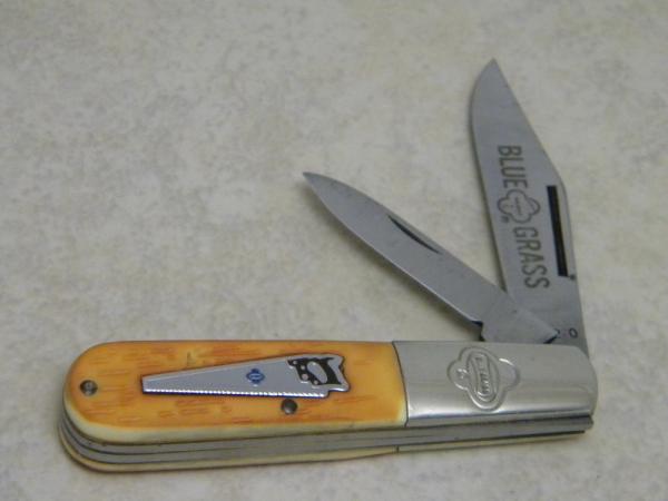 Belknap Inc. Louisville, KY BG-3 USA Third Edition Commemorative Blue Grass Barlow Knife Belknap Inc. Louisville, KY BG-3 USA Third Edition Commemorative Blue Grass Barlow Knife