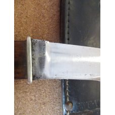 Union Cutlery  Oleans NY Bone Handle Fixed Blade  Used