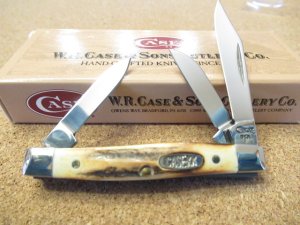 Case XX Stag Handle  3 Blade Small Stockman Pattern # 5333 SS