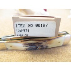 Case XX Stag Handle Trapper Pattern # 5254 CV