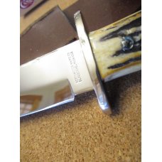 Nothwoods Knife Co. Gladstone Mich. USA Stag Handle Fixed Blade Nothwoods Knife Co. Gladstone Mich. USA Stag Handle Fixed Blade