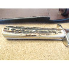 Nothwoods Knife Co. Gladstone Mich. USA Stag Handle Fixed Blade Nothwoods Knife Co. Gladstone Mich. USA Stag Handle Fixed Blade