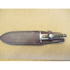 Nothwoods Knife Co. Gladstone Mich. USA Stag Handle Fixed Blade Nothwoods Knife Co. Gladstone Mich. USA Stag Handle Fixed Blade