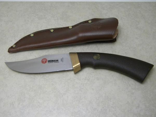 Boker Solingen Germany Tree Brand 503 Stainless Fixed Blade Sheath Knife