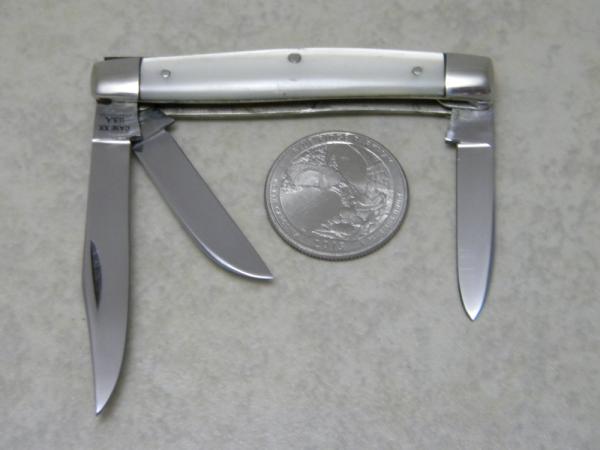 Case XX USA 10-Dot (1970) Imitation Pearl 9333 Pen Knife Case XX USA 10-Dot (1970) Imitation Pearl 9333 Pen Knife
