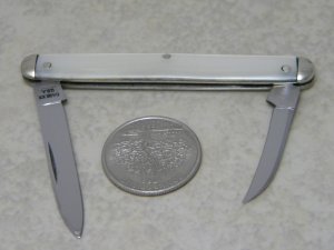 Case XX USA  7-Dot (1973) Imitation Pearl 9261 Equal-End Pen Knife