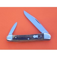 Vintage J A Henckels 2 Blade, 1/2 Serpintine Whittler Pocke tKnife with Stag Handles -Unused Vintage J A Henckels 2 Blade, 1/2 Serpintine Whittler Pocke tKnife with Stag Handles -Unused