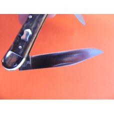 Vintage J A Henckels 2 Blade, 1/2 Serpintine Whittler Pocke tKnife with Stag Handles -Unused Vintage J A Henckels 2 Blade, 1/2 Serpintine Whittler Pocke tKnife with Stag Handles -Unused