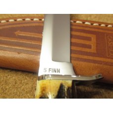 Case XX USA Stag Handle Fixed Blade Pattern # 5 Finn Case XX USA Stag Handle Fixed Blade Pattern # 5 Finn